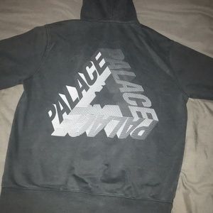 PALACE TRIANGLE HOODIE B/G